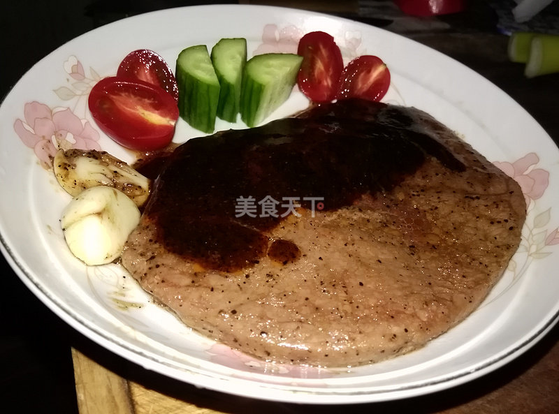 黑椒上脑牛排的做法