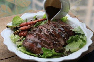 杏仁红酒菲力牛排的做法步骤：10